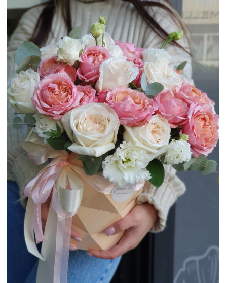 цветочная композиция в коробке № 5